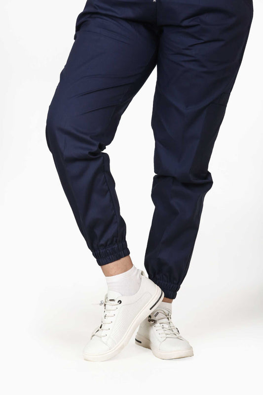 Mariner- Navy Blue Cotton Unisex Scrubs