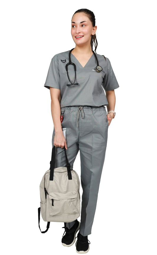 Dove – Silver Grey Unisex Blended Scrubs