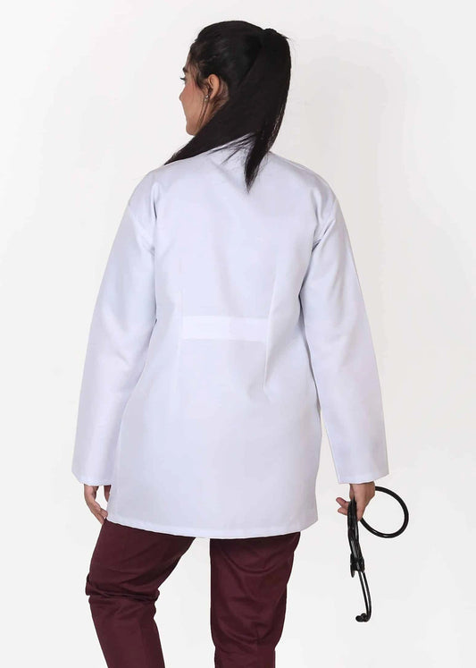 EliteCare Wrinkle Free Female Back Belt Labcoat
