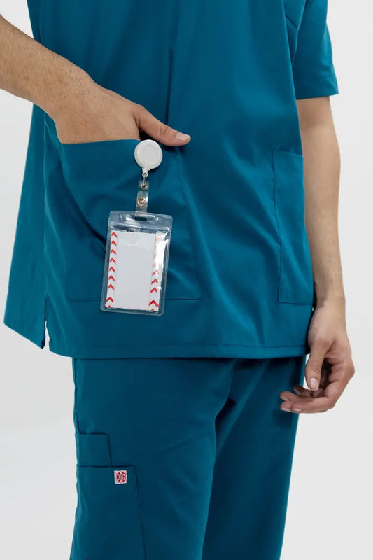 Nordic Steel Blue Unisex Scrubs