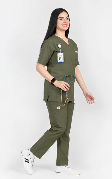 Vervedo – Olive Green Wrinkle Free Scrubs